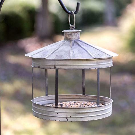 metal house shaped bird feeder